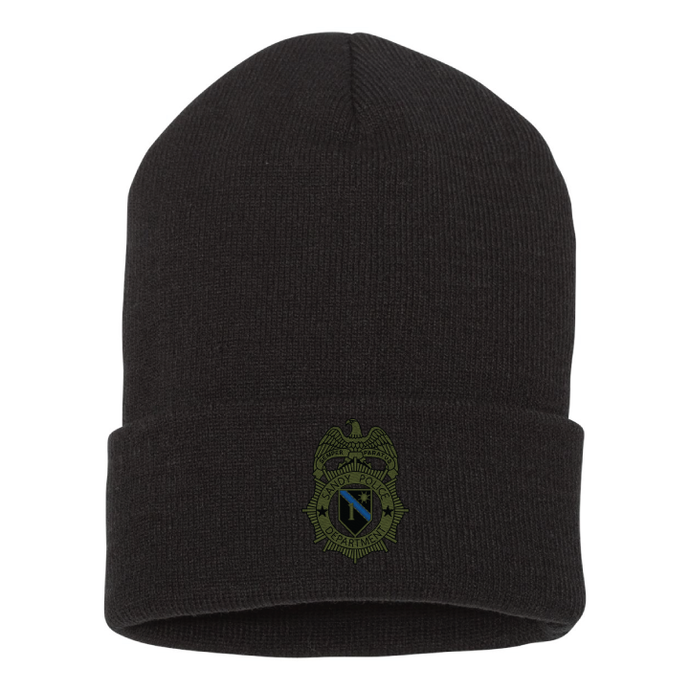 Sandy PD SWAT Cuffed Beanie