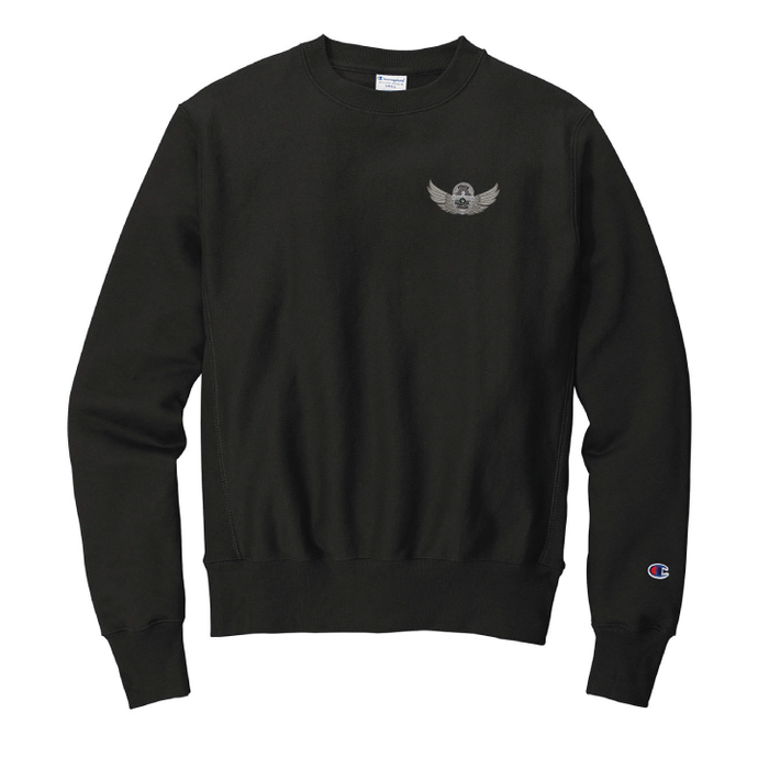 Sandy PD MOTORS CHAMPION Reverse Weave Crew Neck EMBROIDERED